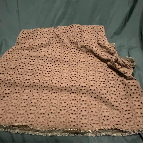 Vintage indie granola Eyelet Mini Dress - Picture 7 of 16